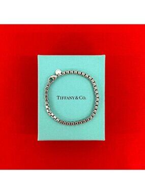 Tiffany & Co Box Venetian Bracelet Bangle Silver
